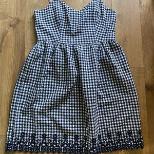 Draper James Gingham spaghetti strap sundress